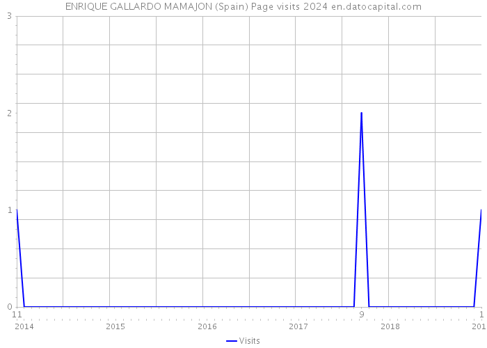 ENRIQUE GALLARDO MAMAJON (Spain) Page visits 2024 