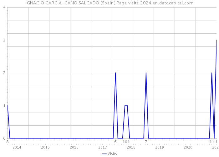 IGNACIO GARCIA-CANO SALGADO (Spain) Page visits 2024 