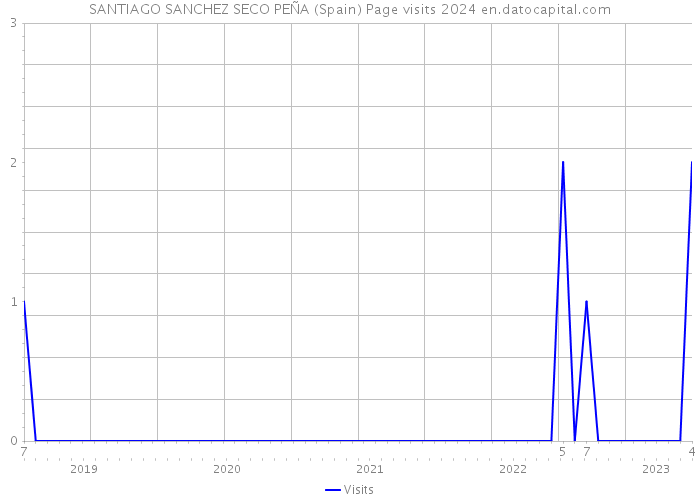 SANTIAGO SANCHEZ SECO PEÑA (Spain) Page visits 2024 