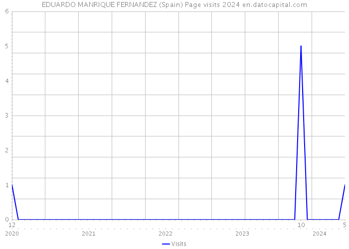 EDUARDO MANRIQUE FERNANDEZ (Spain) Page visits 2024 