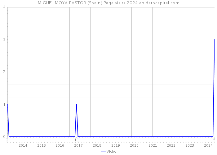 MIGUEL MOYA PASTOR (Spain) Page visits 2024 
