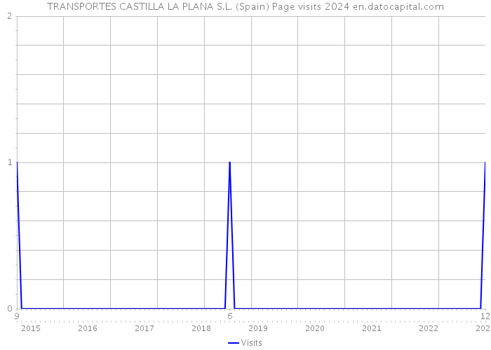 TRANSPORTES CASTILLA LA PLANA S.L. (Spain) Page visits 2024 