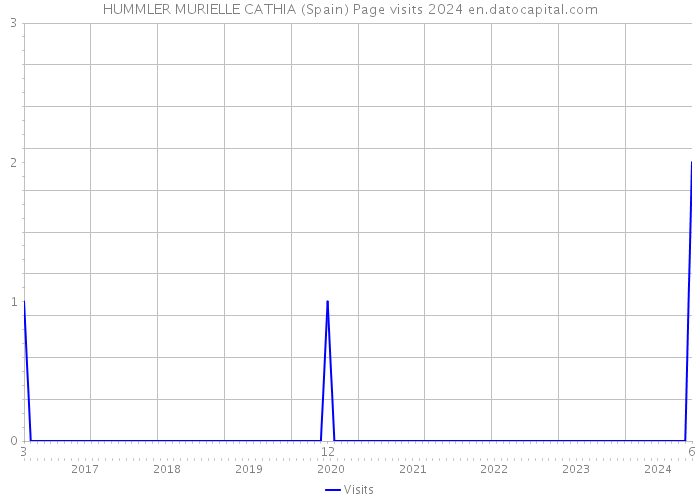 HUMMLER MURIELLE CATHIA (Spain) Page visits 2024 