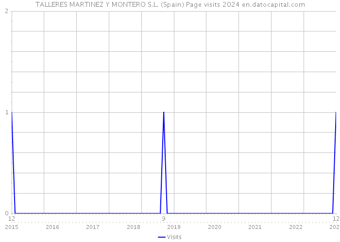 TALLERES MARTINEZ Y MONTERO S.L. (Spain) Page visits 2024 