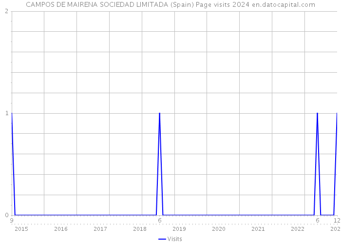 CAMPOS DE MAIRENA SOCIEDAD LIMITADA (Spain) Page visits 2024 