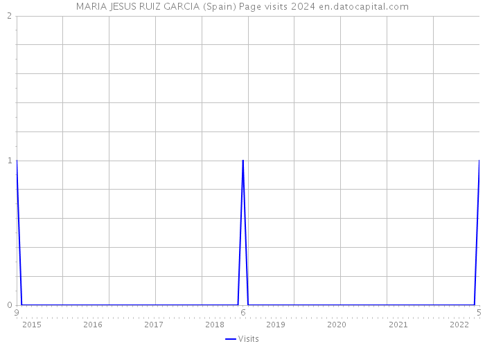 MARIA JESUS RUIZ GARCIA (Spain) Page visits 2024 