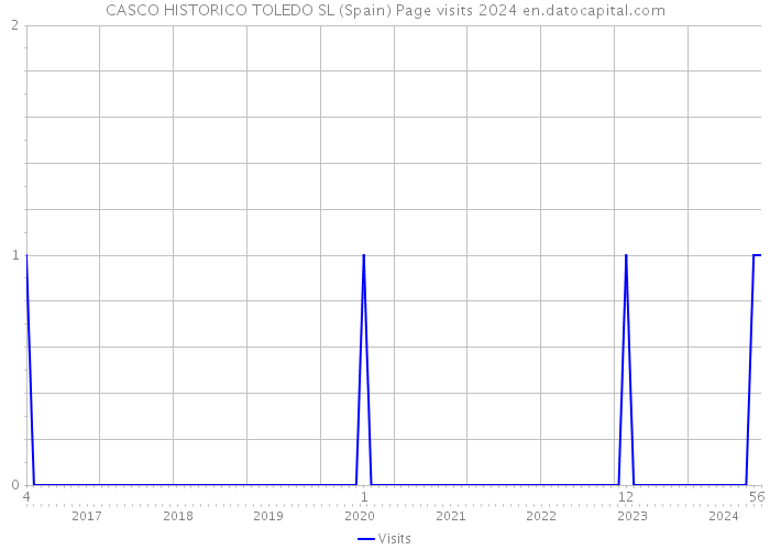 CASCO HISTORICO TOLEDO SL (Spain) Page visits 2024 