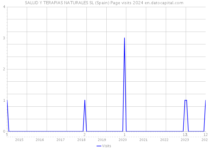 SALUD Y TERAPIAS NATURALES SL (Spain) Page visits 2024 
