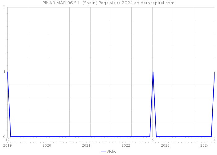PINAR MAR 96 S.L. (Spain) Page visits 2024 