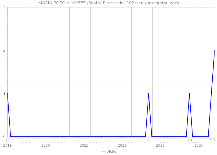 MARIA POZO ALVAREZ (Spain) Page visits 2024 