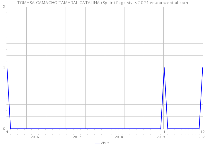 TOMASA CAMACHO TAMARAL CATALINA (Spain) Page visits 2024 