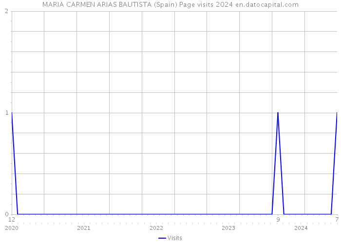 MARIA CARMEN ARIAS BAUTISTA (Spain) Page visits 2024 