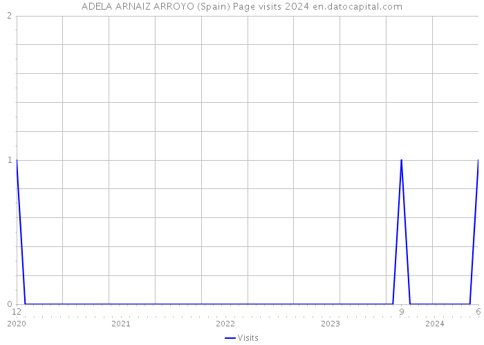 ADELA ARNAIZ ARROYO (Spain) Page visits 2024 