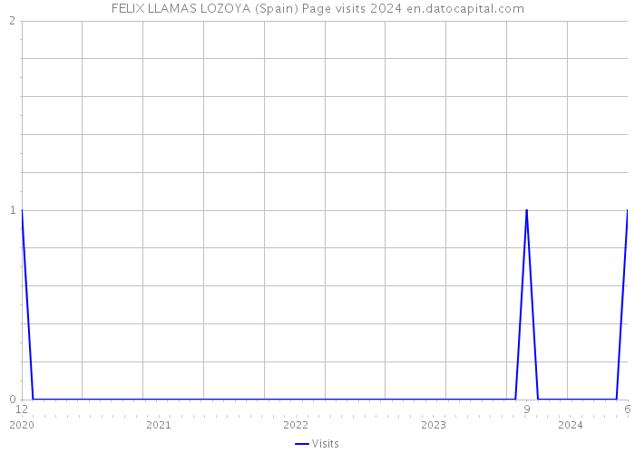 FELIX LLAMAS LOZOYA (Spain) Page visits 2024 