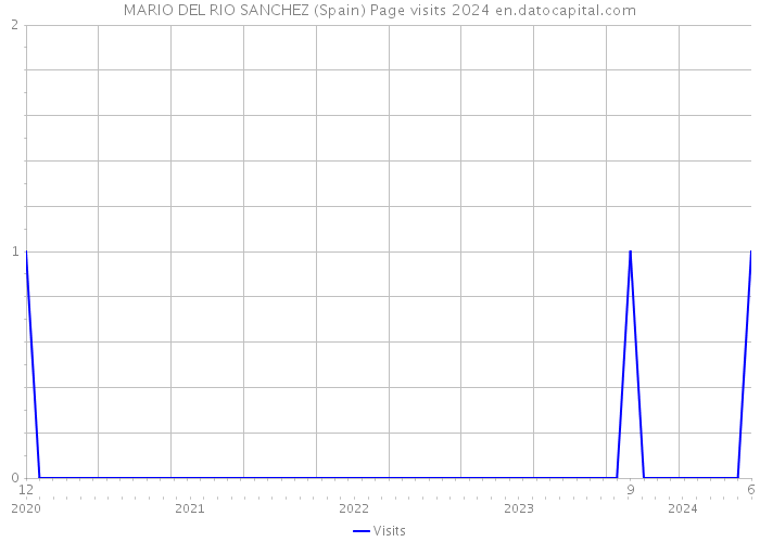 MARIO DEL RIO SANCHEZ (Spain) Page visits 2024 