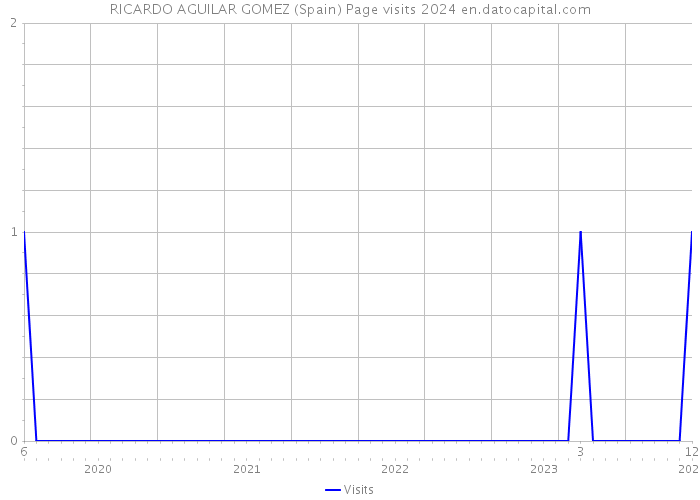 RICARDO AGUILAR GOMEZ (Spain) Page visits 2024 