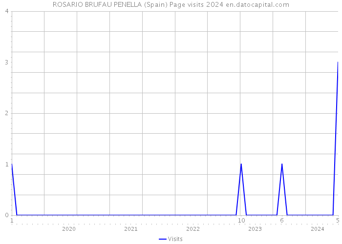 ROSARIO BRUFAU PENELLA (Spain) Page visits 2024 