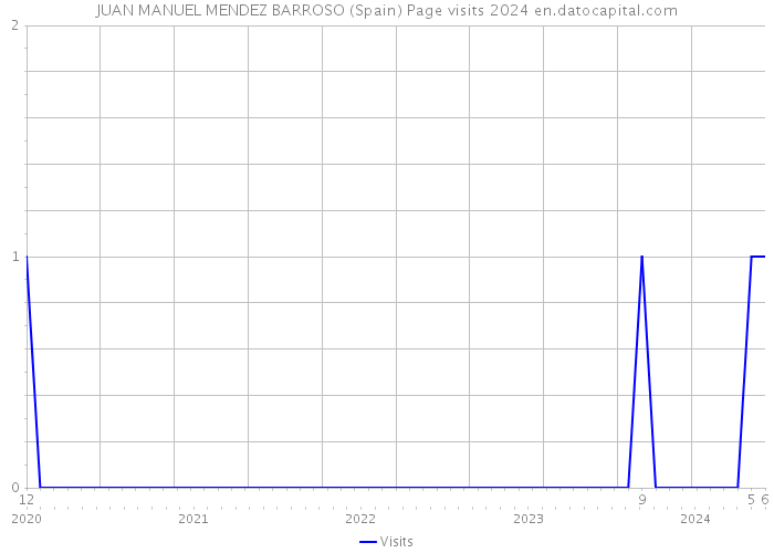 JUAN MANUEL MENDEZ BARROSO (Spain) Page visits 2024 