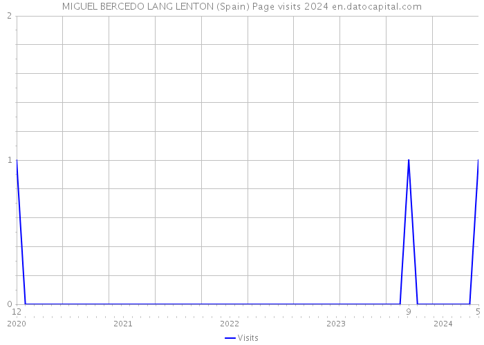 MIGUEL BERCEDO LANG LENTON (Spain) Page visits 2024 