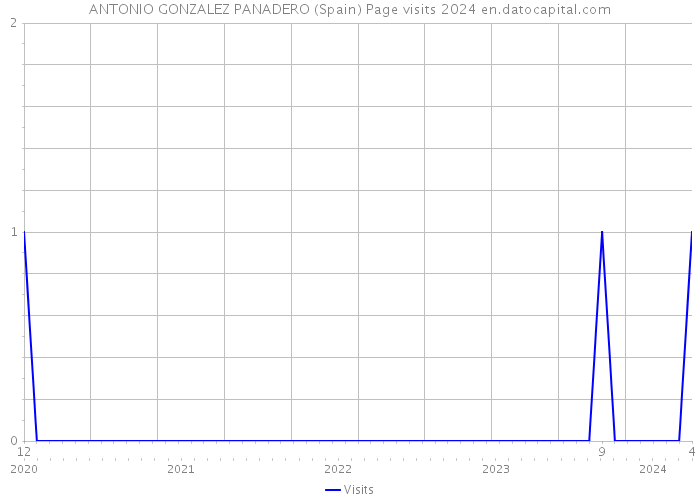 ANTONIO GONZALEZ PANADERO (Spain) Page visits 2024 