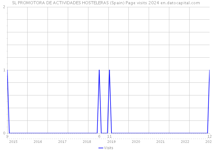 SL PROMOTORA DE ACTIVIDADES HOSTELERAS (Spain) Page visits 2024 