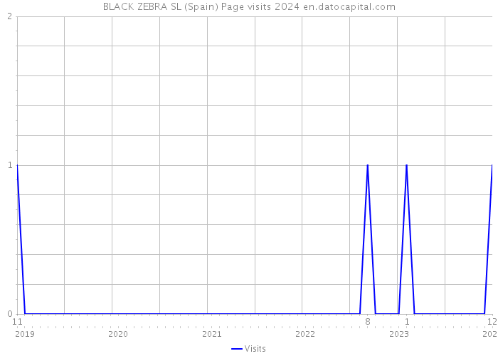BLACK ZEBRA SL (Spain) Page visits 2024 