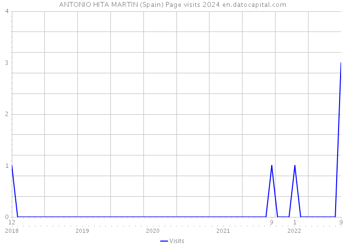 ANTONIO HITA MARTIN (Spain) Page visits 2024 