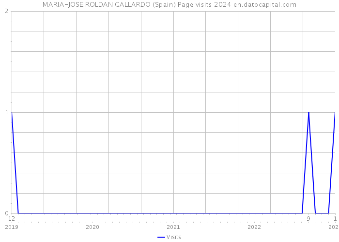 MARIA-JOSE ROLDAN GALLARDO (Spain) Page visits 2024 