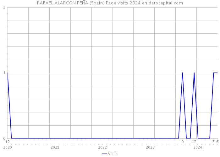 RAFAEL ALARCON PEÑA (Spain) Page visits 2024 