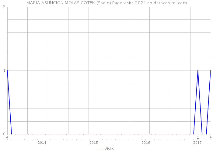 MARIA ASUNCION MOLAS COTEN (Spain) Page visits 2024 