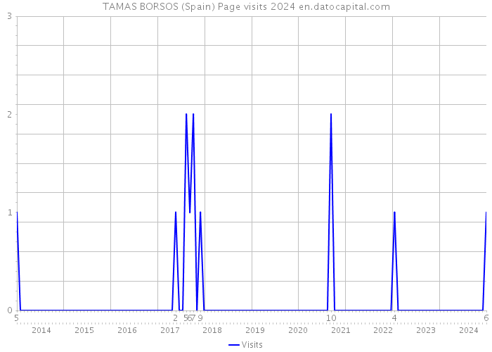 TAMAS BORSOS (Spain) Page visits 2024 