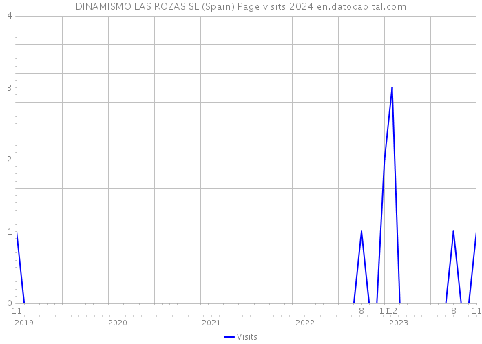 DINAMISMO LAS ROZAS SL (Spain) Page visits 2024 
