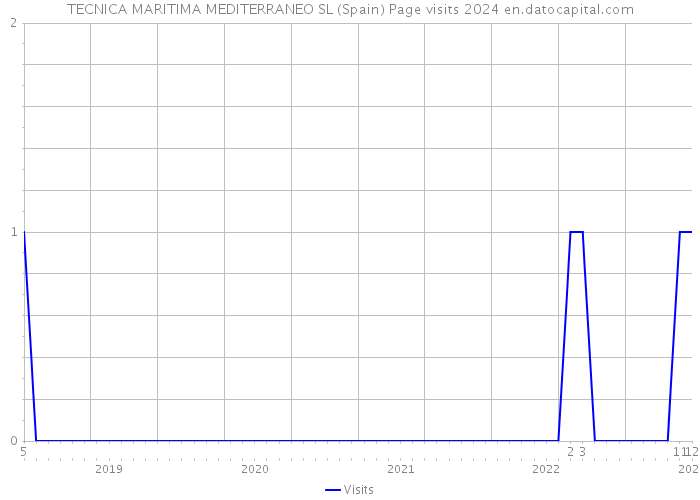 TECNICA MARITIMA MEDITERRANEO SL (Spain) Page visits 2024 