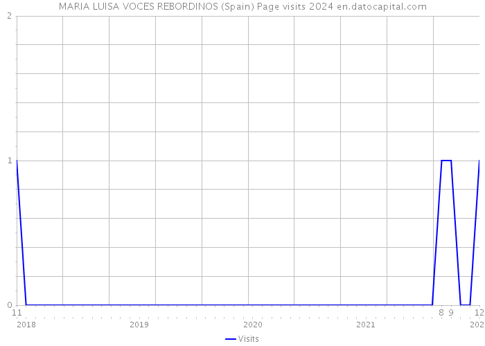 MARIA LUISA VOCES REBORDINOS (Spain) Page visits 2024 