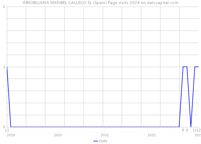 INMOBILIARIA MARIBEL GALLEGO SL (Spain) Page visits 2024 