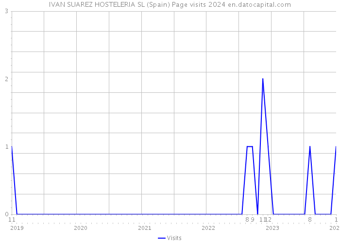 IVAN SUAREZ HOSTELERIA SL (Spain) Page visits 2024 