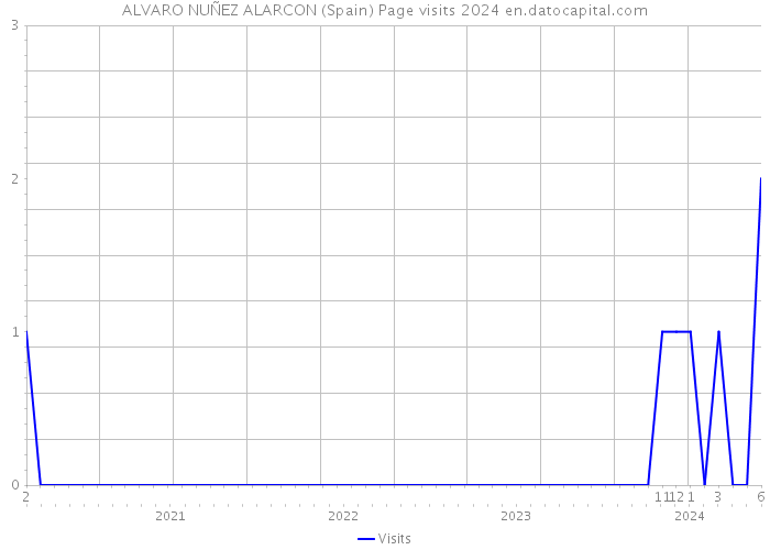 ALVARO NUÑEZ ALARCON (Spain) Page visits 2024 