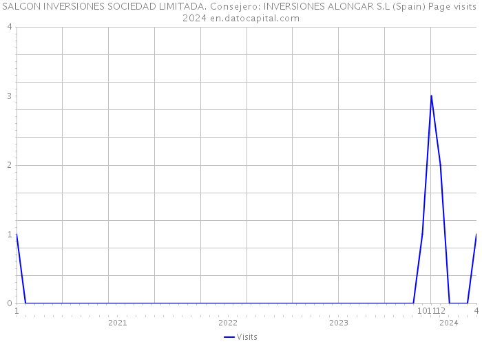 SALGON INVERSIONES SOCIEDAD LIMITADA. Consejero: INVERSIONES ALONGAR S.L (Spain) Page visits 2024 