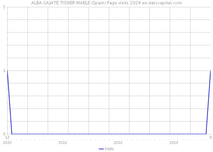ALBA GAJATE TISSIER MAELE (Spain) Page visits 2024 
