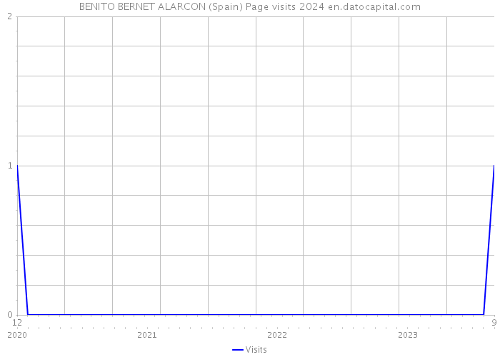 BENITO BERNET ALARCON (Spain) Page visits 2024 