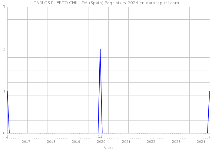 CARLOS PUERTO CHILLIDA (Spain) Page visits 2024 