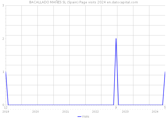 BACALLADO MAÑES SL (Spain) Page visits 2024 