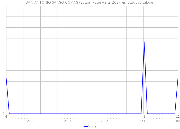 JUAN ANTONIO SANSO COMAS (Spain) Page visits 2024 