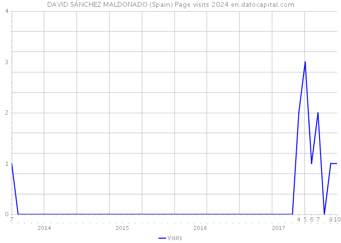DAVID SÁNCHEZ MALDONADO (Spain) Page visits 2024 