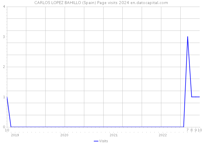 CARLOS LOPEZ BAHILLO (Spain) Page visits 2024 