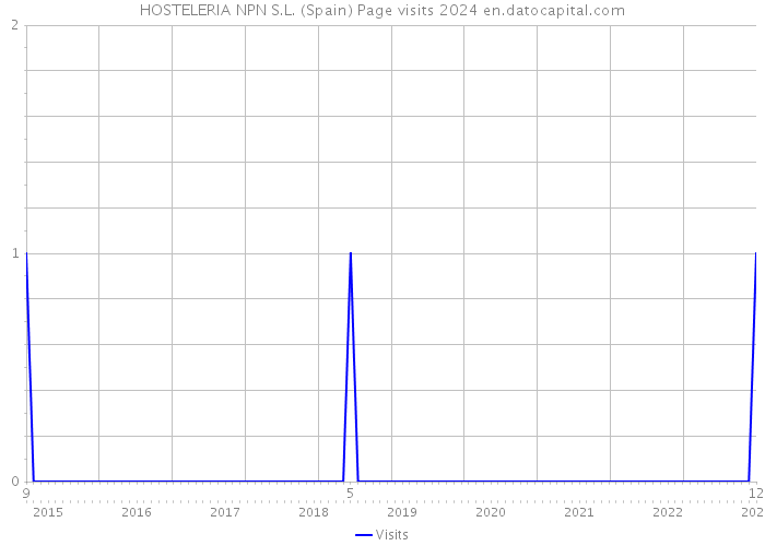 HOSTELERIA NPN S.L. (Spain) Page visits 2024 