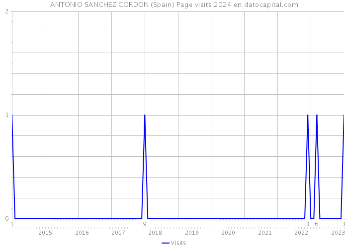 ANTONIO SANCHEZ CORDON (Spain) Page visits 2024 