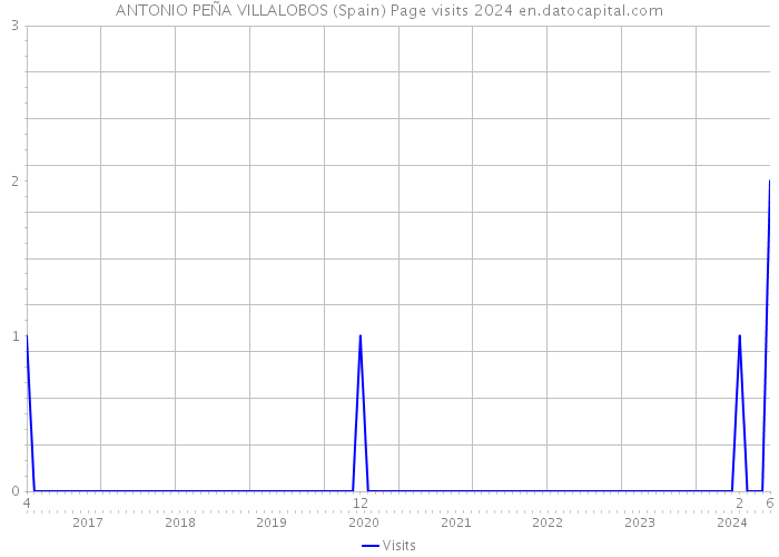 ANTONIO PEÑA VILLALOBOS (Spain) Page visits 2024 