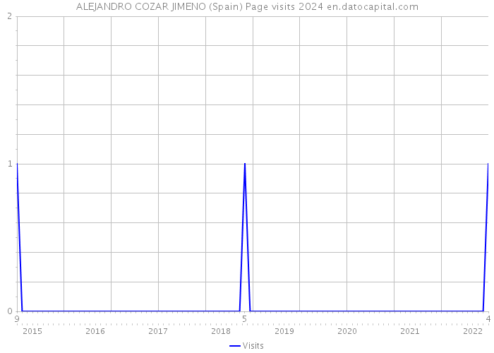 ALEJANDRO COZAR JIMENO (Spain) Page visits 2024 