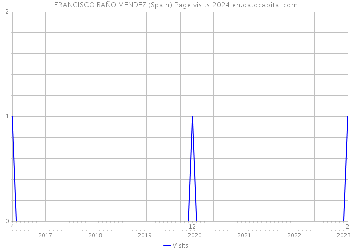 FRANCISCO BAÑO MENDEZ (Spain) Page visits 2024 